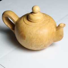 木头记 黄杨木榴笆茶壶
