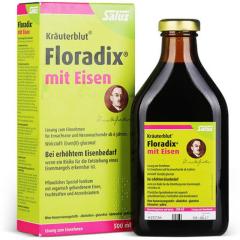 德国Floradix铁元补铁补气补血 绿元 500ml 1瓶装
