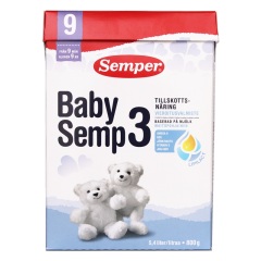 瑞典原装Semper 森宝 3段 配方奶粉 （9-18个月） 2盒装