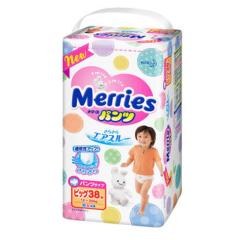 日本花王Merries学步裤/拉拉裤 XL38片（12-22kg） 1包