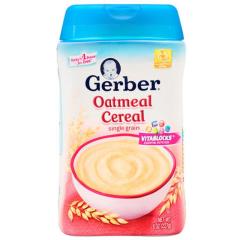 美国Gerber嘉宝1段燕麦米粉 227g 1罐装