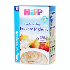 【保税】喜宝Hipp 有机水果酸奶高钙有机米粉500g-3511 1盒装