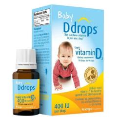 美国Baby Ddrops 维生素D3滴剂2.5ml（美版） 1支装