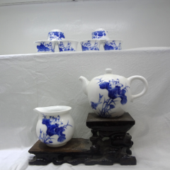 高档景德镇茶具套装整套手绘陶瓷功夫茶杯茶壶     青花瓷