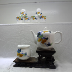 高档景德镇茶具套装整套手绘陶瓷功夫茶杯茶壶     青花瓷