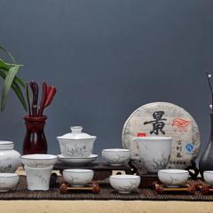 青花瓷窑    礼品手绘茶具茶叶罐   特惠