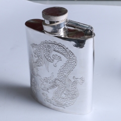 中国白银  纯银西洋酒壶 300g 直径9cm 高13cm