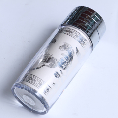 中国白银  纯银大炮杯 银重50g 直径7cm 高18.5cm